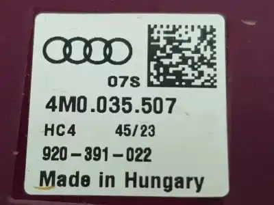 Second-hand car spare part electronic module for cupra leon (5f16) tsi basis oem iam references 4m0035507  4m0035507