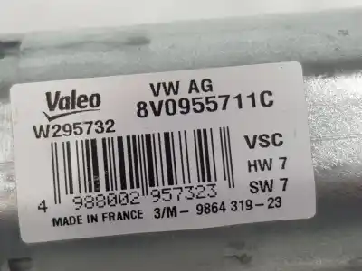 Second-hand car spare part rear windshield wiper motor for cupra leon (5f16) tsi basis oem iam references 8v0955711c  8v0955711c