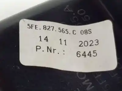 Second-hand car spare part tailgate back door handle for cupra leon (5f16) tsi basis oem iam references 5fe827565c  5fe827565crzh