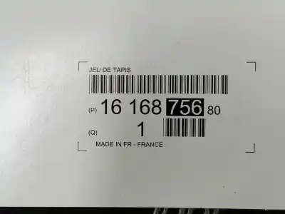 Автозапчасти б/у коврик за citroen c3 1.2 puretech ссылки oem iam 1616875680  1616875680