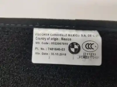 Second-hand car spare part floor mat for bmw serie 3 berlina (g20) 330i potencia:258 cv oem iam references 51477993011