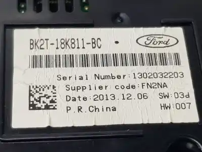 Pezzo di ricambio per auto di seconda mano comando multifunzione per ford transit custom furgón (ttf) 270 l1 131 cv / 96 kw riferimenti oem iam bk2t18k811bc  2190668
