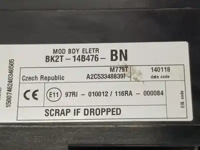 Second-hand car spare part fuse box unit for ford transit custom furgón (ttf) 270 l1 131 cv / 96 kw oem iam references bk2t14b476bn  2294547