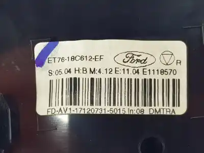 Peça sobressalente para automóvel em segunda mão comando de sofagem (chauffage / ar condicionado) por ford transit courier (c4a) combi ambiente 95 cv / 70 kw referências oem iam et7618c612ef  1916726