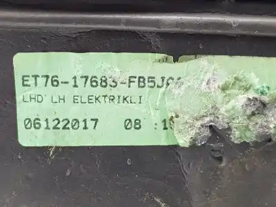 Peça sobressalente para automóvel em segunda mão espelho retrovisor esquerdo por ford transit courier (c4a) combi ambiente 95 cv / 70 kw referências oem iam et7617683fc5ja6  2438876