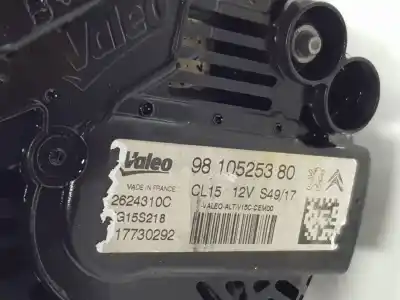 Peça sobressalente para automóvel em segunda mão alternador por citroen jumpy spacetourer business m referências oem iam 9810525380  9810525380