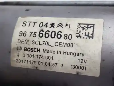 Peça sobressalente para automóvel em segunda mão motor de arranque por citroen jumpy spacetourer business m referências oem iam 9675660680  9675660680