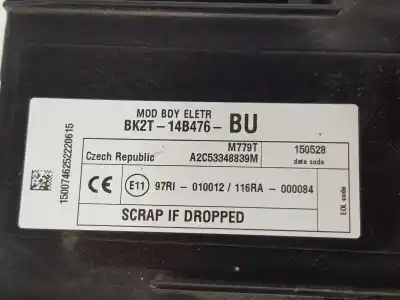 Second-hand car spare part electronic module for ford transit custom kasten 330 l1 trend oem iam references bk2t14b476bu  bk2t14b476dz