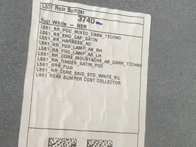 Peça sobressalente para automóvel em segunda mão para choques traseiro por land rover range rover evoque evoque s referências oem iam lr135016  k8d217d781ad8lml