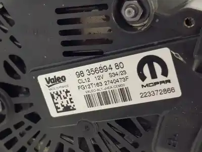 Second-hand car spare part alternator for jeep avenger altitude oem iam references 9835689480  223372866