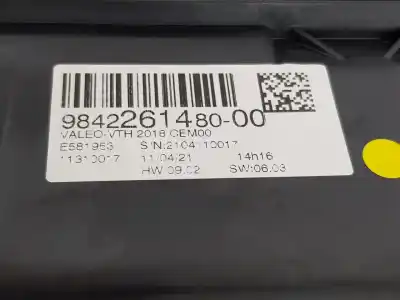 Peça sobressalente para automóvel em segunda mão head-up display por citroen c4 lim. 1.2 12v e-thp referências oem iam 9842261480  9842261480