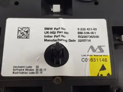 Peça sobressalente para automóvel em segunda mão quadrante por mini paceman (r61) cooper d all4 referências oem iam 9232431  62109236814