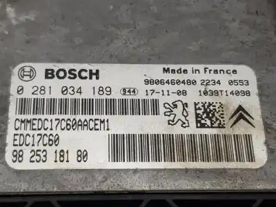 Pezzo di ricambio per auto di seconda mano centralina motore per citroen jumpy spacetourer business m riferimenti oem iam 9625318180  1616358480