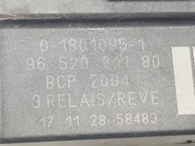 Peça sobressalente para automóvel em segunda mão caixa de pré-aquecimento por citroen jumpy spacetourer business m referências oem iam 9652021180  9652021180