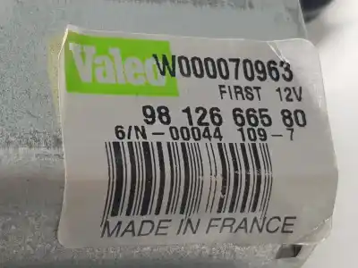 Pezzo di ricambio per auto di seconda mano motore tergicristallo posteriore per citroen jumpy spacetourer business m riferimenti oem iam 9812666580  9812666580