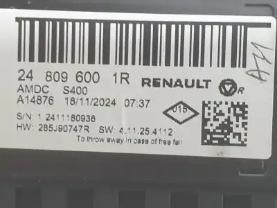 Second-hand car spare part dashboard for dacia spring electric business oem iam references 248096001r  248096001r