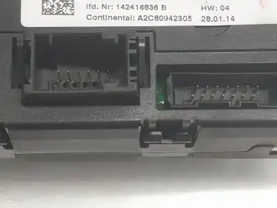 Peça sobressalente para automóvel em segunda mão comando de sofagem (chauffage / ar condicionado) por bmw x1 (e84) x1 xdrive 18d referências oem iam 64119292262  9292262