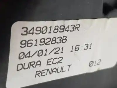 Second-hand car spare part gear lever for dacia dokker essential oem iam references 349018943r  349018943r