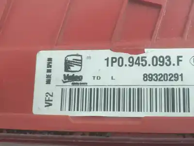 Автозапчасти б/у внутренний левый задний фонарь за seat leon (1p1) reference ссылки oem iam 1p0945093f  1p0945107f