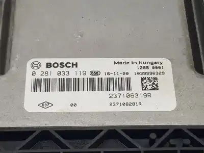 Peça sobressalente para automóvel em segunda mão centralina de motor uce por renault clio iv limited referências oem iam 0281033119  