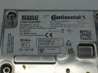 Second-hand car spare part electronic module for renault express advance 74 cv / 55 kw oem iam references 2591a2858r  