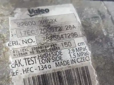 Peça sobressalente para automóvel em segunda mão compressor de ar condicionado a/a a/c por renault laguna coupe initiale referências oem iam 92600xhg3x  92600xhg3x