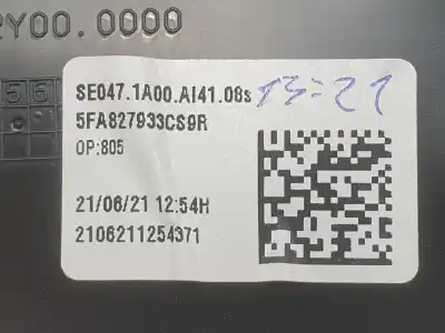 Peça sobressalente para automóvel em segunda mão spoiler da tampa da mala por seat leon (kl1) style referências oem iam 5fa827933cs9r  