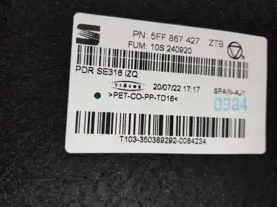 Автозапчасти б/у облицовка за cupra formentor dpca ссылки oem iam 5ff867761a  5ff867761a