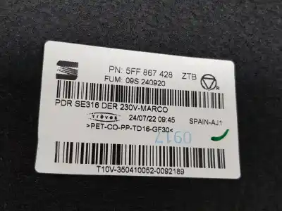 Pezzo di ricambio per auto di seconda mano rivestimento per cupra formentor dpca riferimenti oem iam 5ff867762a  5ff867762a