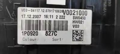 Peça sobressalente para automóvel em segunda mão quadrante por seat leon (1p1) fr referências oem iam 1p0920827c  