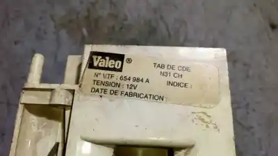 Second-hand car spare part heating / air conditioning control panel for citroen berlingo 1.6 16v cat (nfu / tu5jp4) oem iam references 654984a  