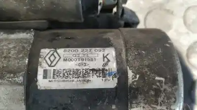 Second-hand car spare part starter motor for renault kangoo (f/kc0) 1.5 dci diesel 82 cv / 60 kw oem iam references 8200227092  