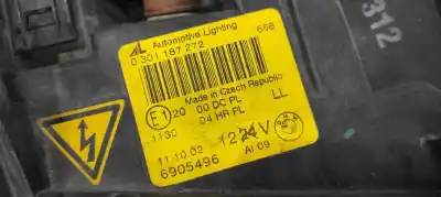 Second-hand car spare part right headlight for bmw serie 3 compact (e46) 316ti oem iam references 6905496  