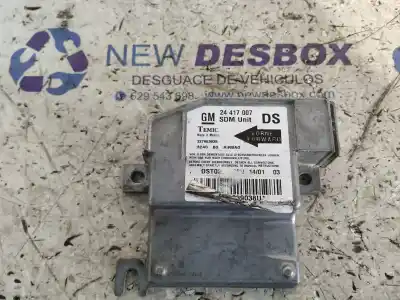 Second-hand car spare part Airbag Control Unit for OPEL CORSA C 1.2 16V CAT (Z 12 XE / LW4) OEM IAM references 24417007  