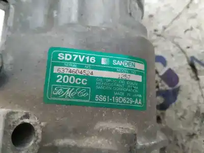 Автозапчастина б/у компресор кондиционера для ford fusion (cbk) 1.6 tdci cat посилання на oem iam 5s6119d629aa  