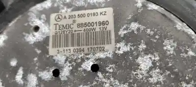 Peça sobressalente para automóvel em segunda mão termoventilador elétrico por mercedes clase c (w203) sportcoupe 1.8 cat referências oem iam a2035000193  