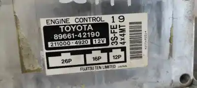 Автозапчастина б/у ебу контролер двигуна для toyota rav 4 funcruiser (a1) 2.0 16v cat посилання на oem iam 8966142190  
