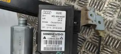 Автозапчасти б/у задний правый стеклорегулятор за audi a4 avant (8e) 2.0 tdi ссылки oem iam 8e0839462b  