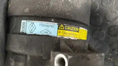 Peça sobressalente para automóvel em segunda mão compressor de ar condicionado a/a a/c por renault megane i scenic (ja0) 1.9 d rn referências oem iam 7700105765  
