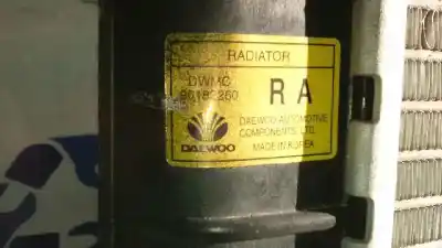 Second-hand car spare part water radiator for daewoo lanos hurricane oem iam references 96182260  