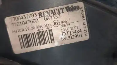 Автозапчастина б/у права фа для renault scenic rx4 (ja0) 1.9 dci diesel cat посилання на oem iam 7700432093  