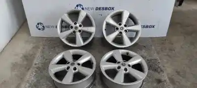 Peça sobressalente para automóvel em segunda mão jogo de jantes por nissan qashqai (j10) tekna premium referências oem iam 
