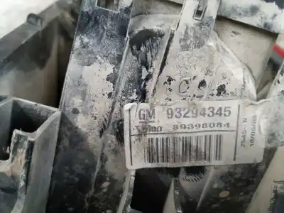 Second-hand car spare part left tailgate light for opel meriva cosmo oem iam references 93294345  