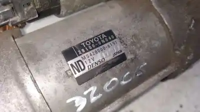 Peça sobressalente para automóvel em segunda mão motor de arranque por toyota auris active referências oem iam 281000n040  