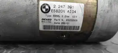 Peça sobressalente para automóvel em segunda mão motor de arranque por bmw x5 (e53) 3.0d referências oem iam 2247391  