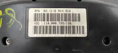 Peça sobressalente para automóvel em segunda mão quadrante por bmw x5 (e53) 3.0i referências oem iam 62116914916  