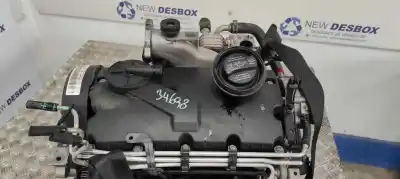 Second-hand car spare part complete engine for seat leon (1p1) 1.9 tdi oem iam references bxf  