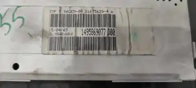 Peça sobressalente para automóvel em segunda mão display gps / multimídia por citroen c8 2.2 hdi 16v premier ii referências oem iam 1495869077  