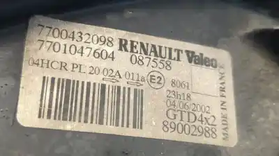 Pezzo di ricambio per auto di seconda mano faro anteriore sinistro per renault megane i scenic (ja0) 1.9 d kaleido riferimenti oem iam 7700432098  