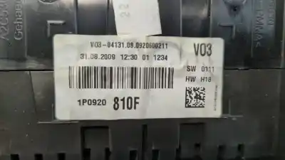 Peça sobressalente para automóvel em segunda mão quadrante por seat leon (1p1) sport limited referências oem iam 1p0920810f  